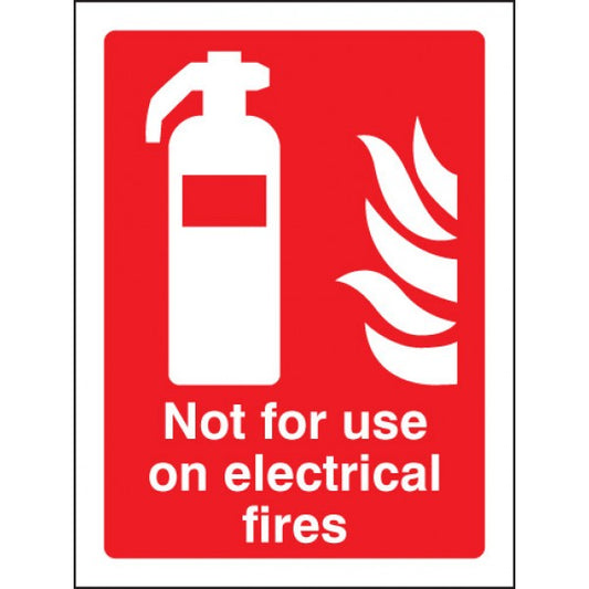 Not for use on electrical fires (1046)