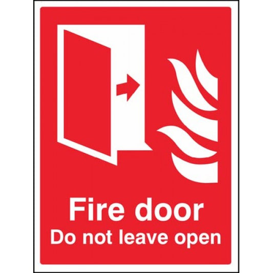 Fire door Do not leave open (1078)