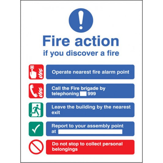 Fire action EEC (manual without lift) (1420)