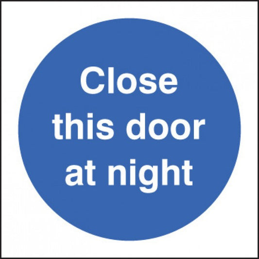 Close this door at night (1612)