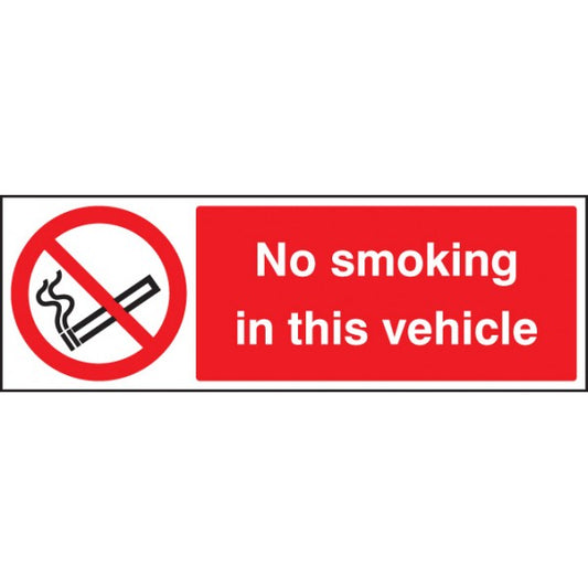 No smoking in the vehicle (3008)