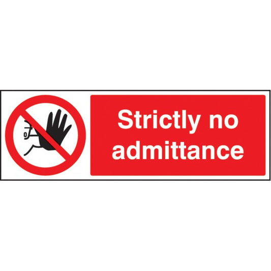 Strictly no admittance (3203)