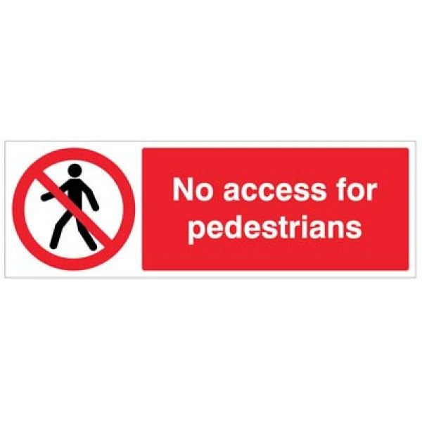 No access for pedestrians (3208)