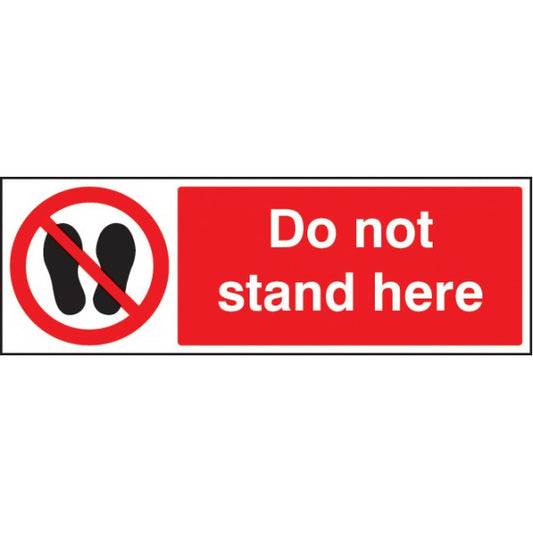 Do not stand here (3651)