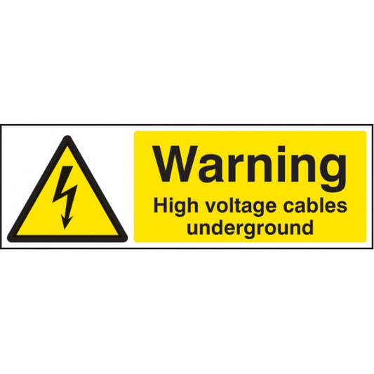 Warning high voltage cables underground (4008)