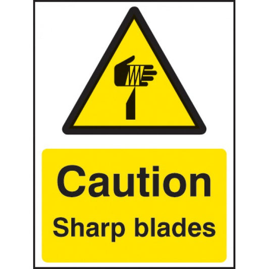 Caution sharp blades (4284)