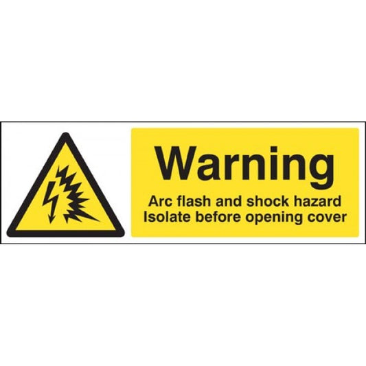Warning Arc flash and shock hazard Isolate before opening cover (4321)