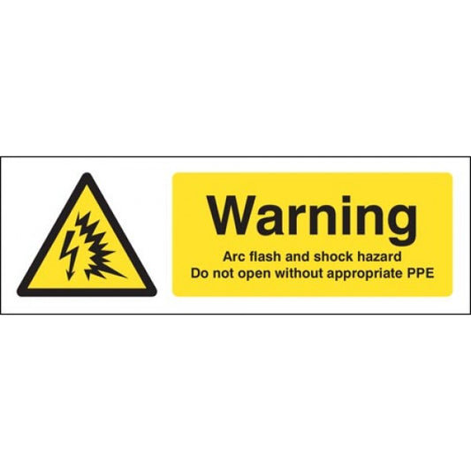 Warning Arc flash and shock hazard Do not open without appropriate PPE (4324)