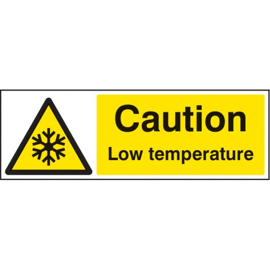 Caution low temperature (4483)