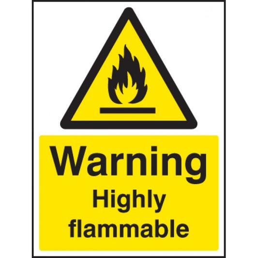 Warning highly flammable (4490)