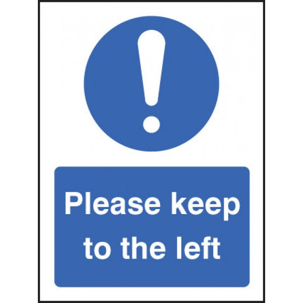 Please keep to the left (5240)
