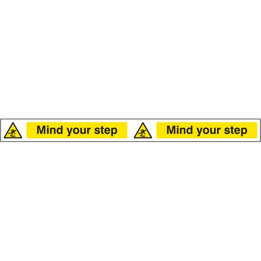 Mind your step strip 400x35mm (4035)