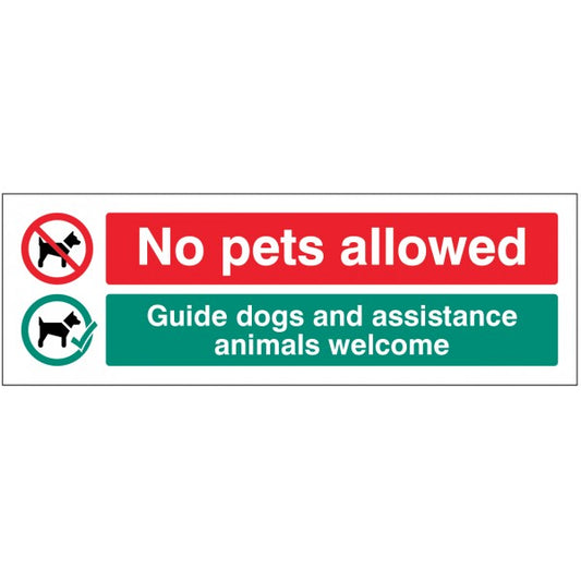 No pets allowed Guide dogs and assistance animals welcome (5497)