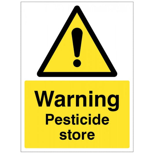 Warning Pesticide store (5512)