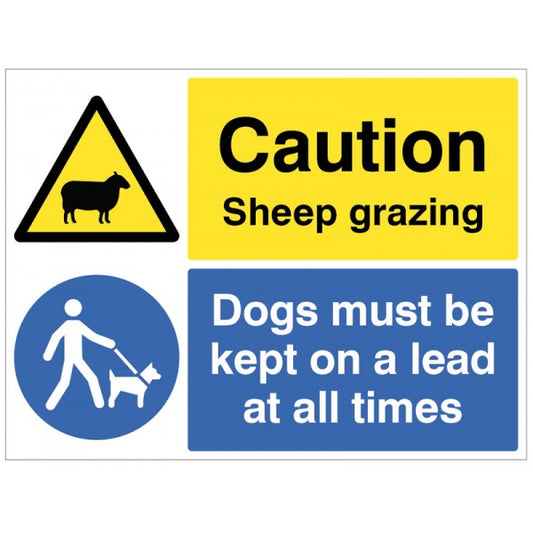 Warning Sheep grazing Dogs must be kept on a lead (5529)