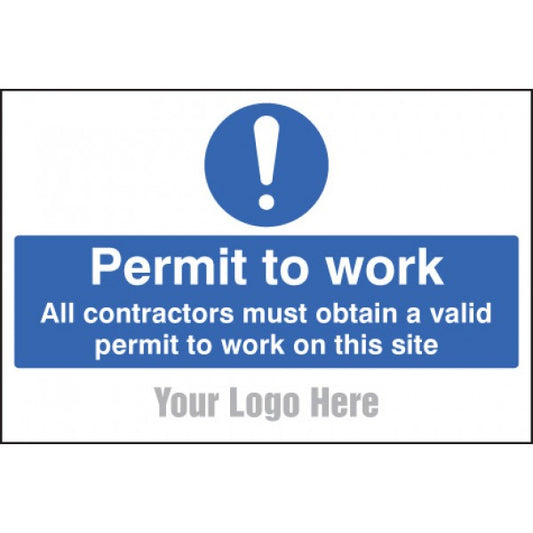 Permit to work, site saver sign 600x400mm (5783)