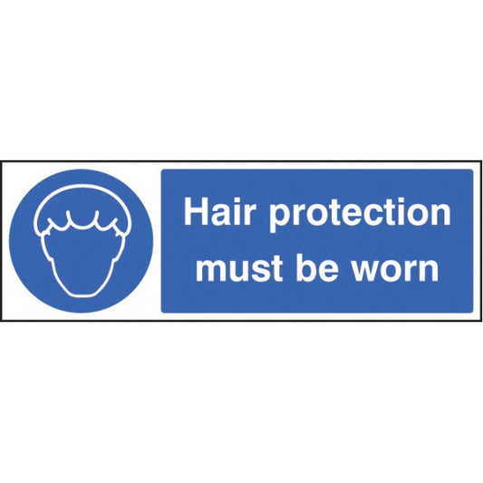 Hair protection must be worn (5606)