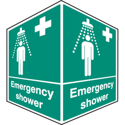 Emergency shower - projecting sign (6086)
