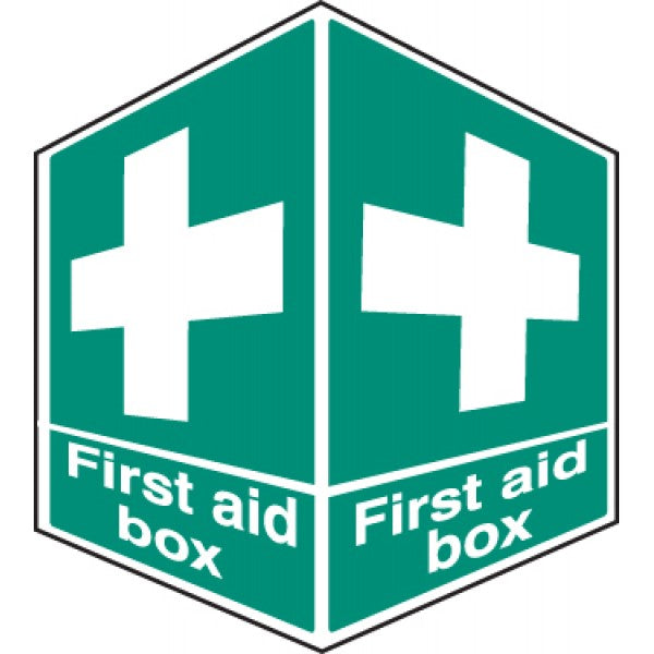 First aid box - projecting sign (6089)