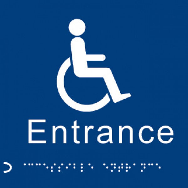 Braille - Disabled entrance (6106)