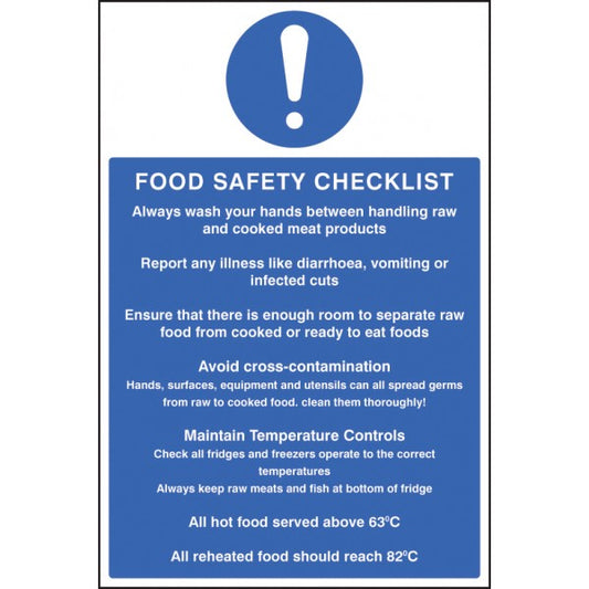 Food safety checklist (5614)