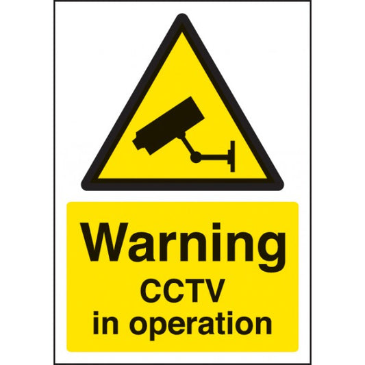 Warning CCTV in operation - A4 rp (8366)