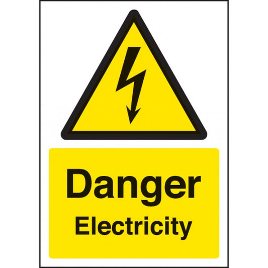 Danger electricity - A4 rp (8386)