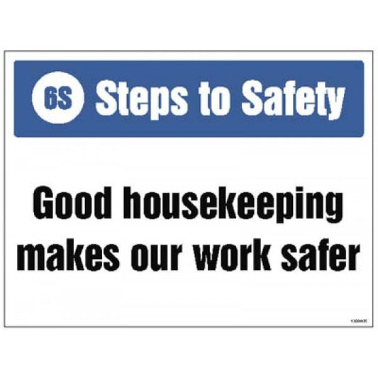 6S Steps to Safety, Good housekeeping makes our work safer (5949)
