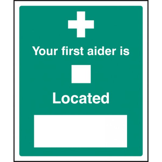 Your first aider is (6028)
