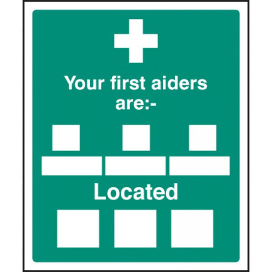 Your first aiders are (6029)