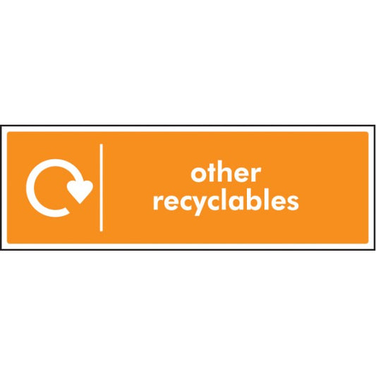 WRAP Recycling Sign - Other recyclables (6660)