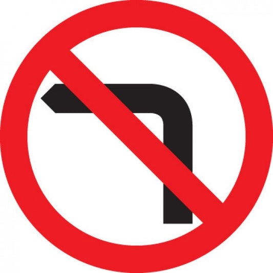 No left turn (7547)