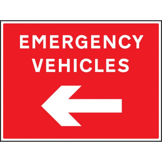 Emergency vehicles arrow left (7564)