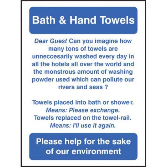 Bath & hand towels (7626)