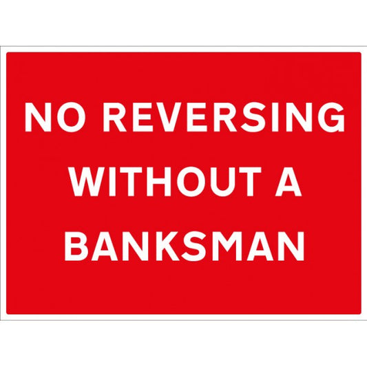 No reversing without a banksman (7668)