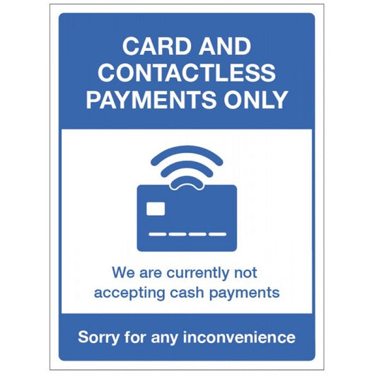 Card and  contactless payments only (8471)