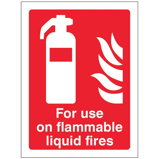 For use on flammable liquid fires (1005)