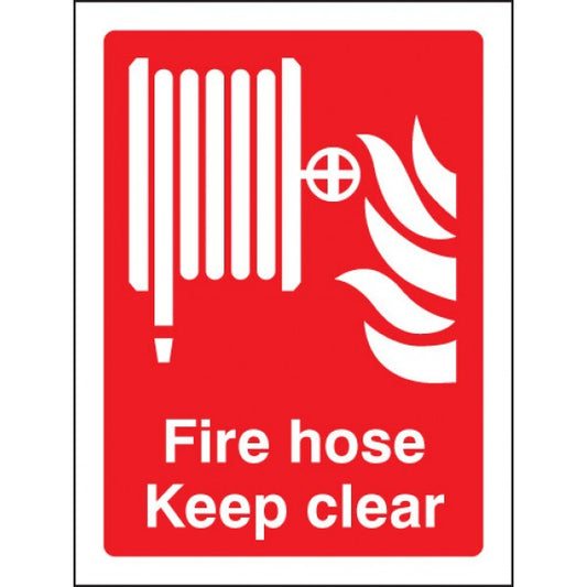Fire hose keep clear (1007)