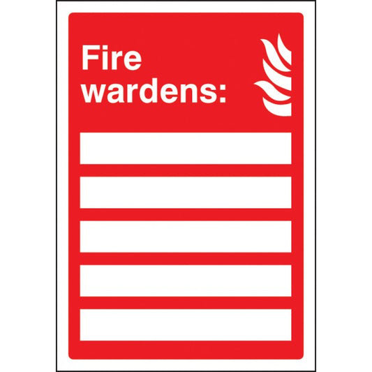 Fire wardens (space for 5 people) (1035)