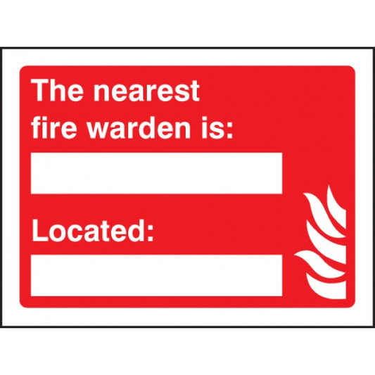 The nearest fire warden is (1036)