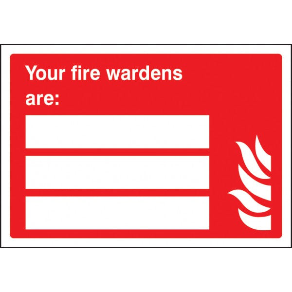 Your fire wardens are (1037)