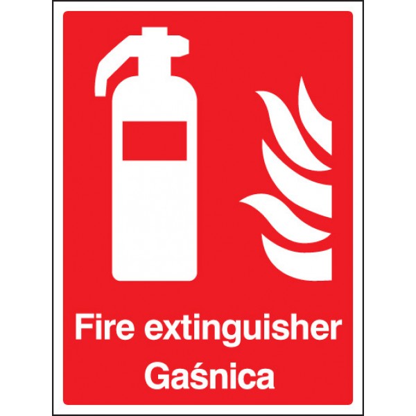 Fire extinguisher (English/polish) (1058)