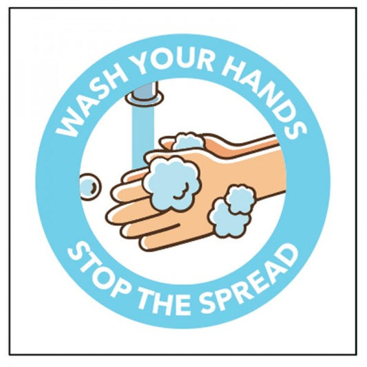 Wash your hands Stop the spread sticker (1082)