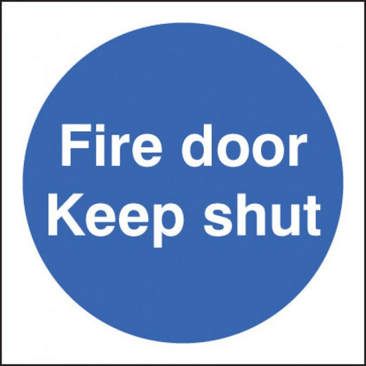 Automatic fire door keep clear (1618)