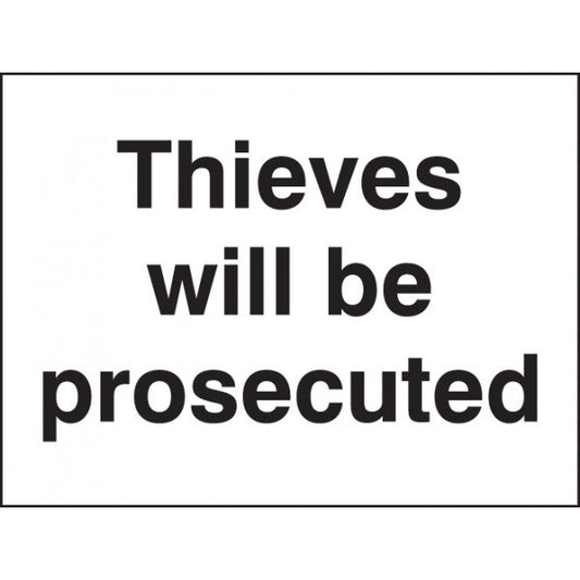 Thieves will be prosecuted (1703)