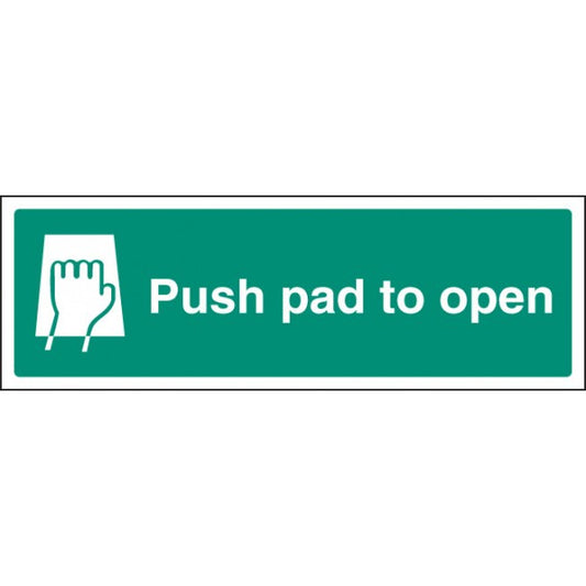 Push pad to open (2051)