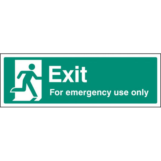 Exit for emergency use only (2064)
