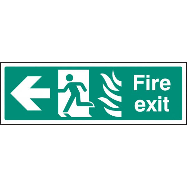 Fire exit arrow left HTM (2083)