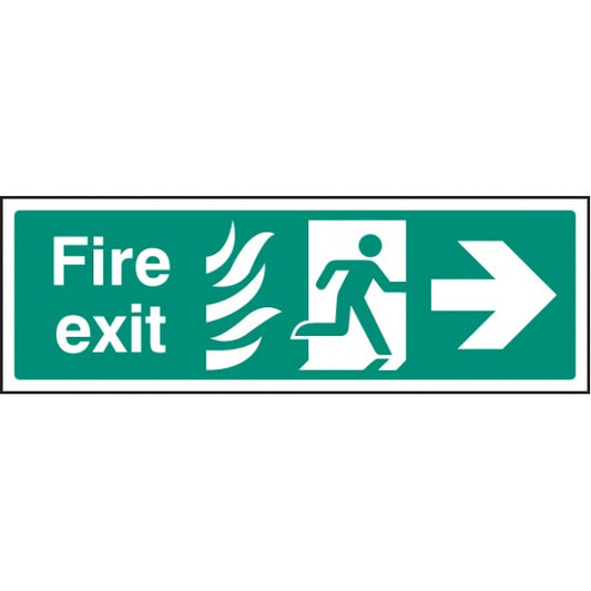 Fire exit - arrow right HTM (2084)