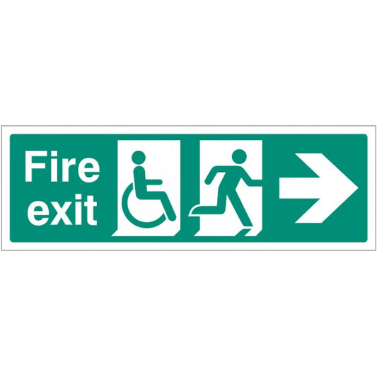Disabled fire exit ---> (2089)